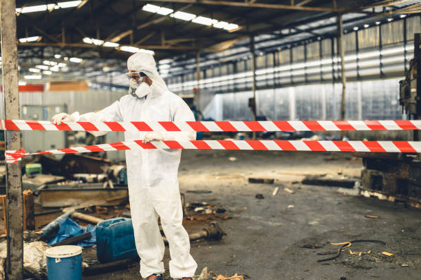 Professional Biohazard technician working in Suncook, NH